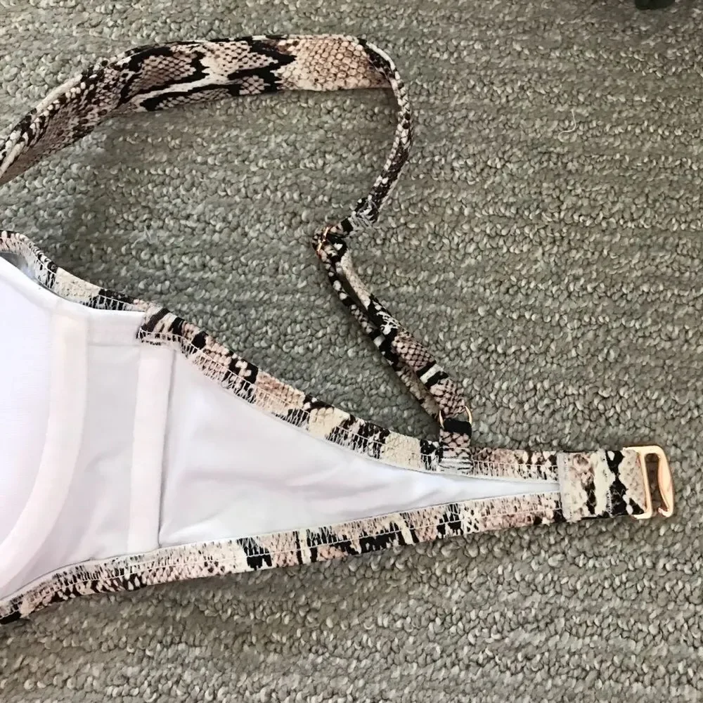 3/$15 Animal print bathing suit top / push up bra - Picture 5 of 6